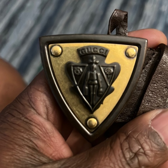 Gucci Brown Leather Belt - Picture 2 of 6